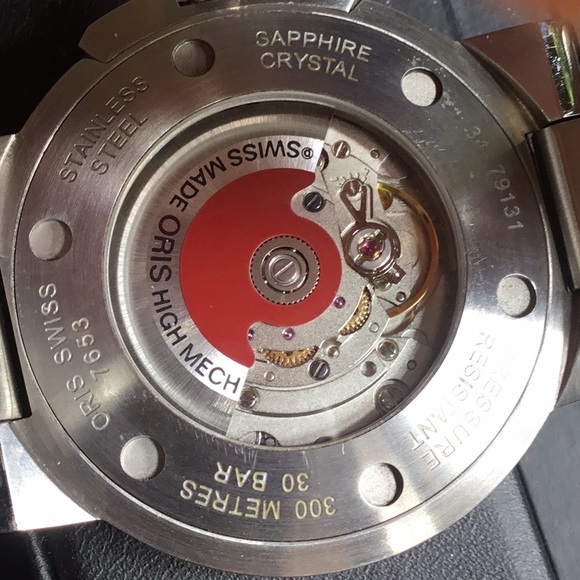 Oris Aquis Men’s Automatic Diver Watch 43mm Black Dial with Steel Bracelet - Picture 9 of 14